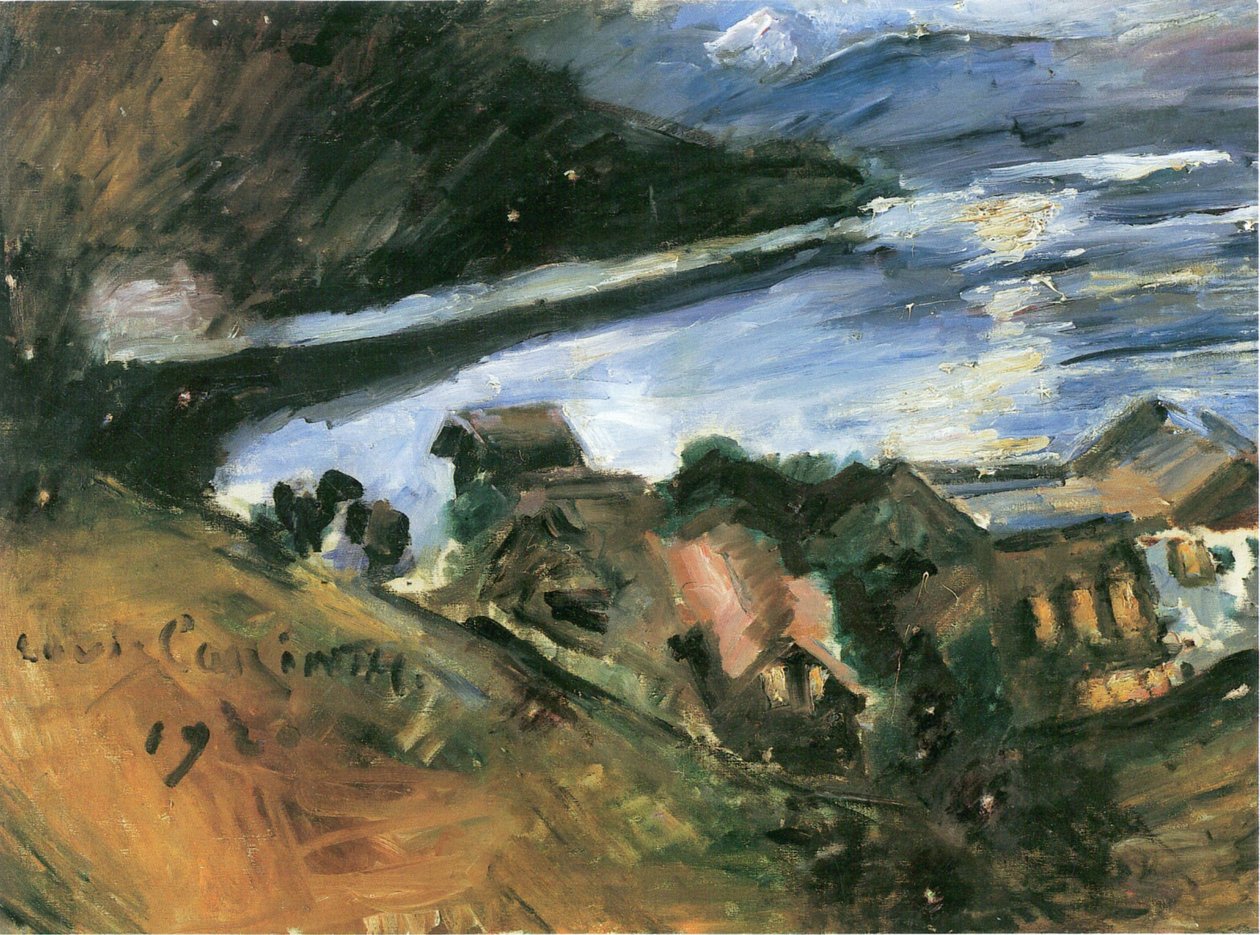 Walchensee在月光下 作者 洛维斯·科林斯（Lovis Corinth）