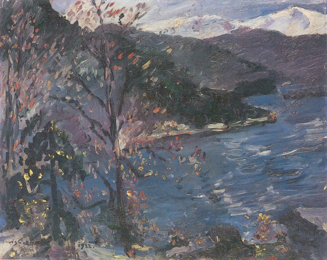 Walchensee在秋天 作者 洛维斯·科林斯（Lovis Corinth）