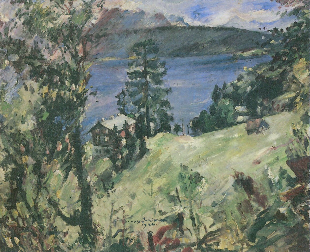 Walchenseelandschaftn 作者 洛维斯·科林斯（Lovis Corinth）