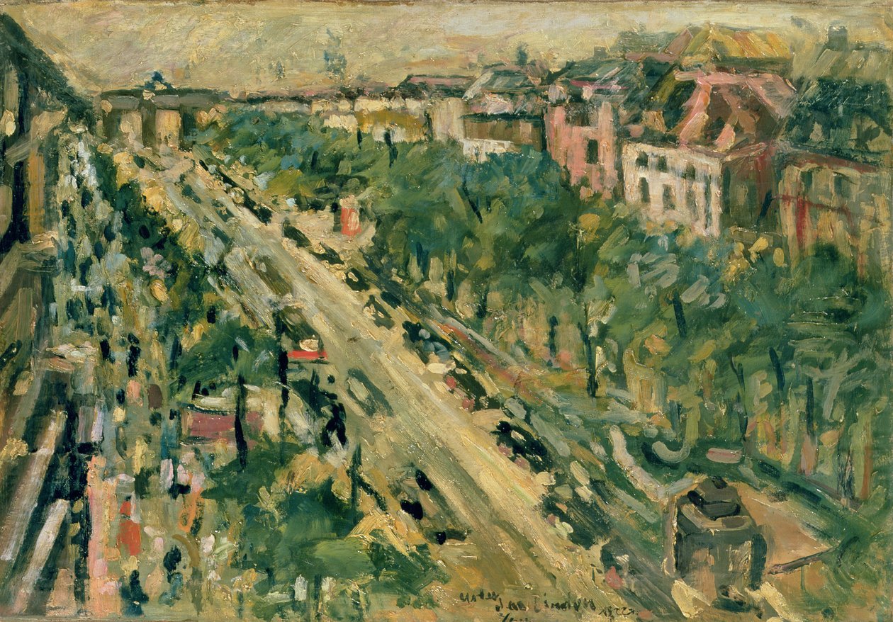 柏林，菩提树下大街，1922年 作者 洛维斯·科林斯（Lovis Corinth）