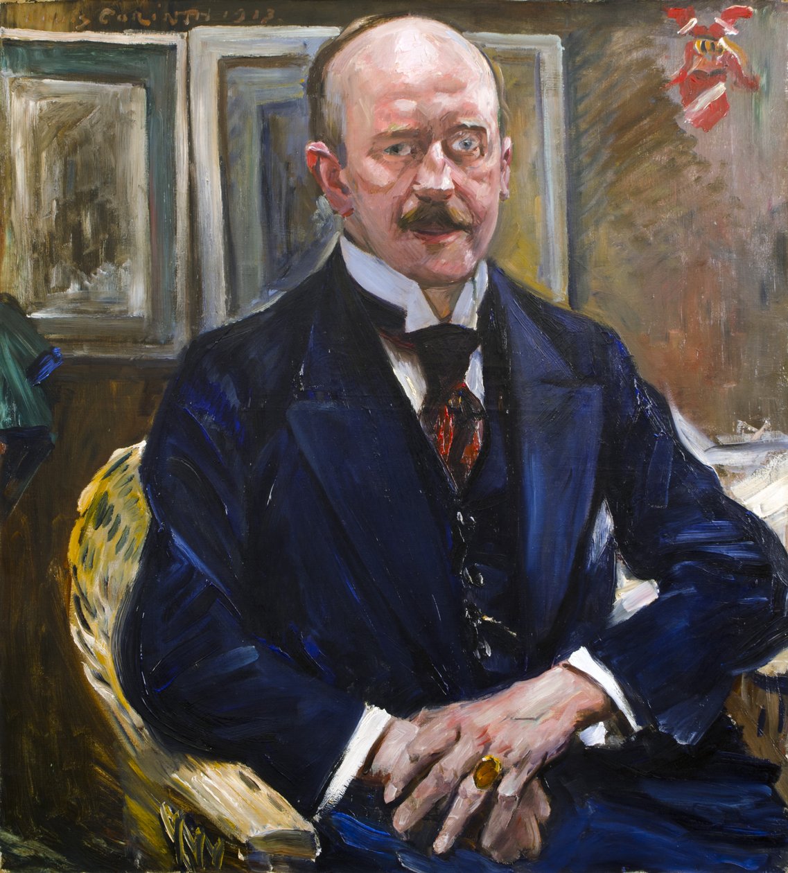 Alexander Freiherr von Reitzenstein的肖像，1913年 作者 洛维斯·科林斯（Lovis Corinth）