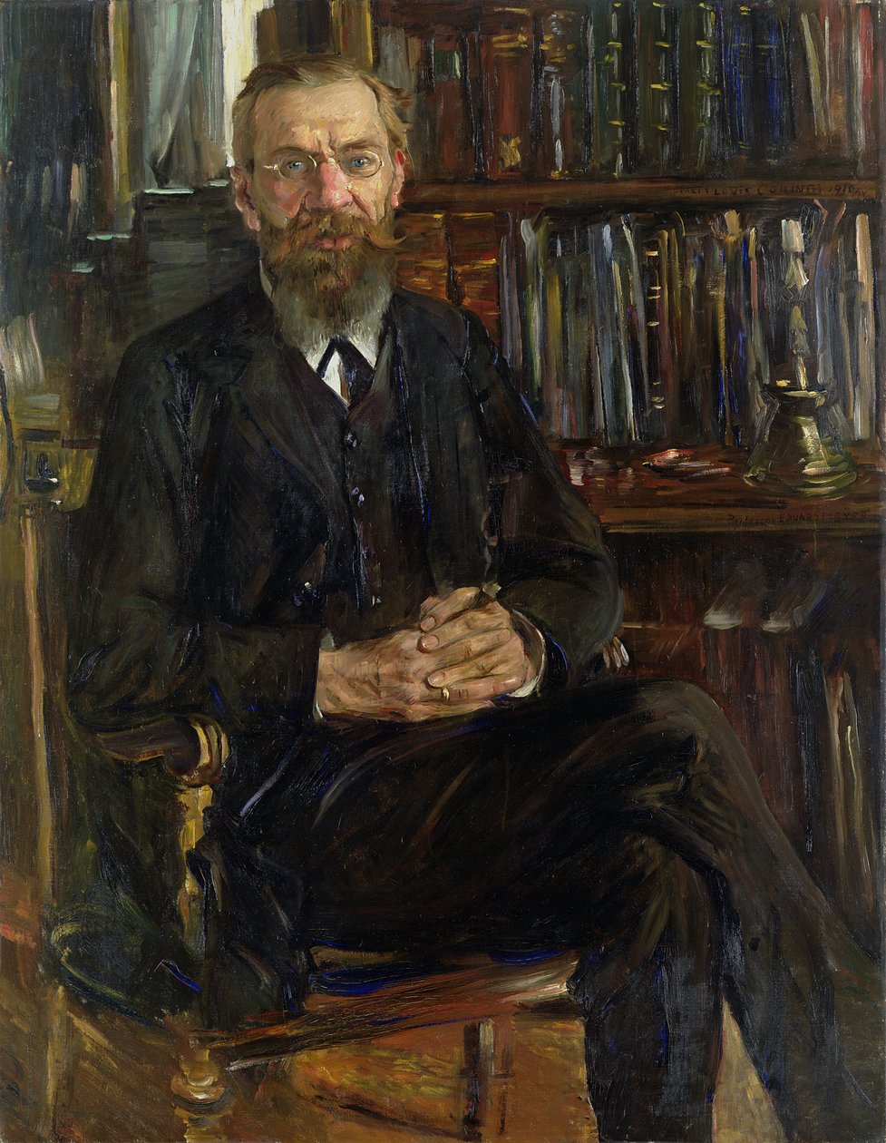 Edward Meyer博士（1855-1930）1910-11的肖像 作者 洛维斯·科林斯（Lovis Corinth）