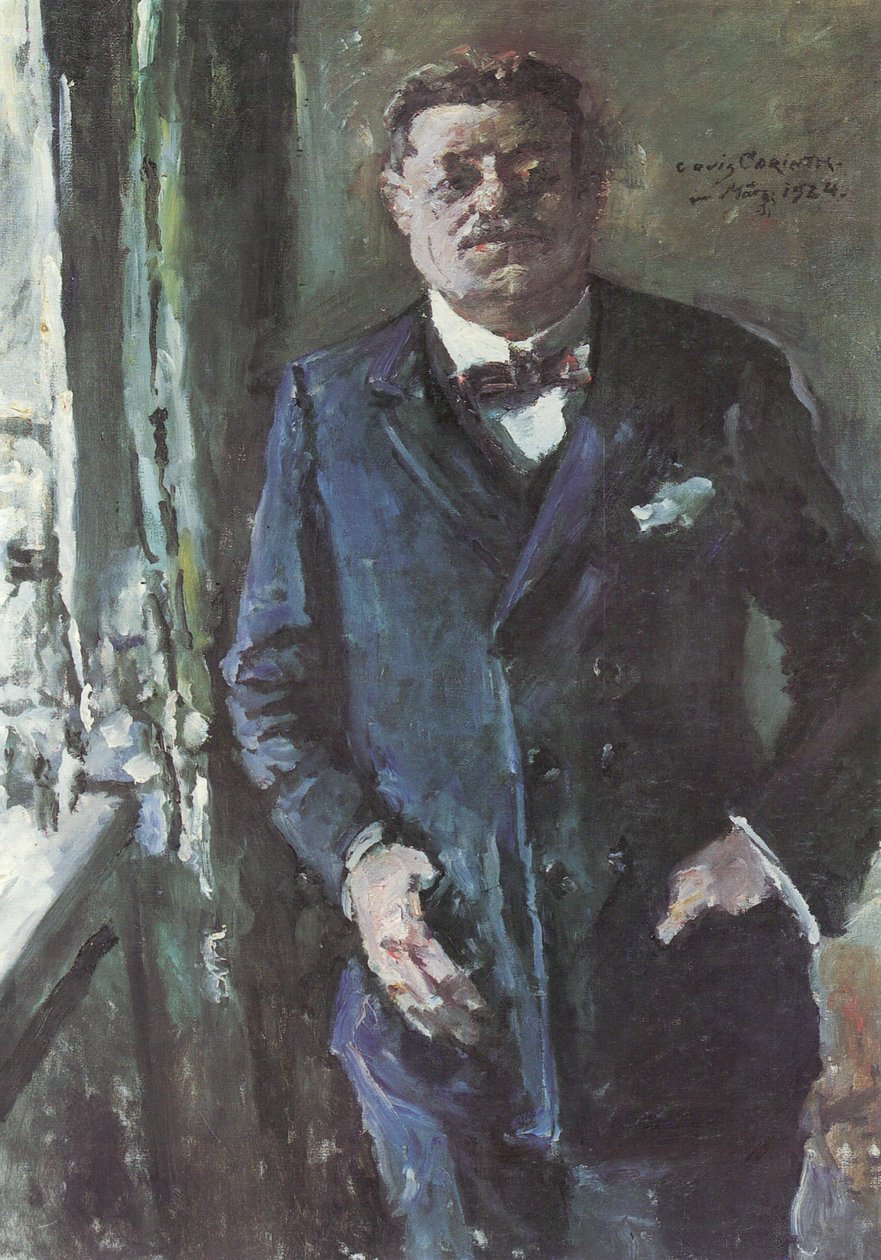 帝国总统弗里德里希·艾伯特的肖像 作者 洛维斯·科林斯（Lovis Corinth）
