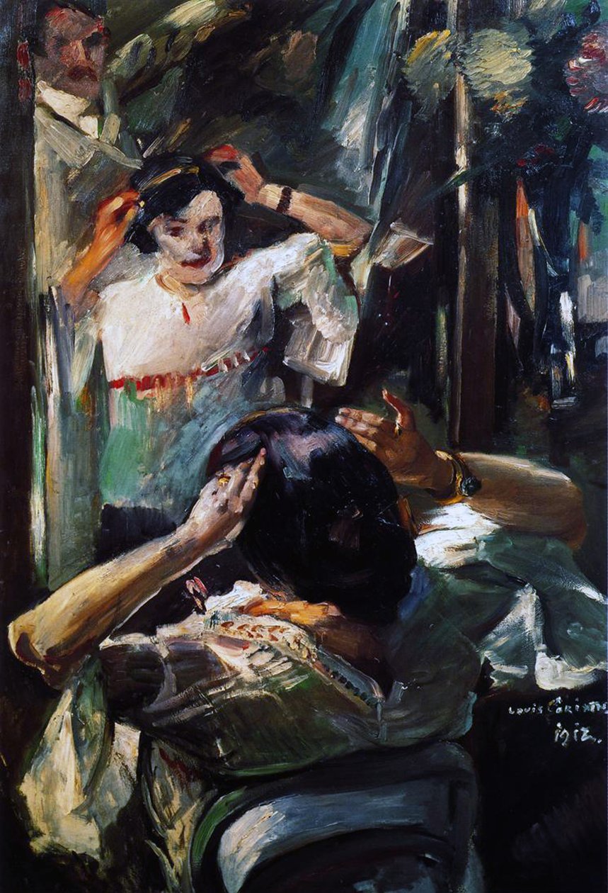 镜子，1912年 作者 洛维斯·科林斯（Lovis Corinth）