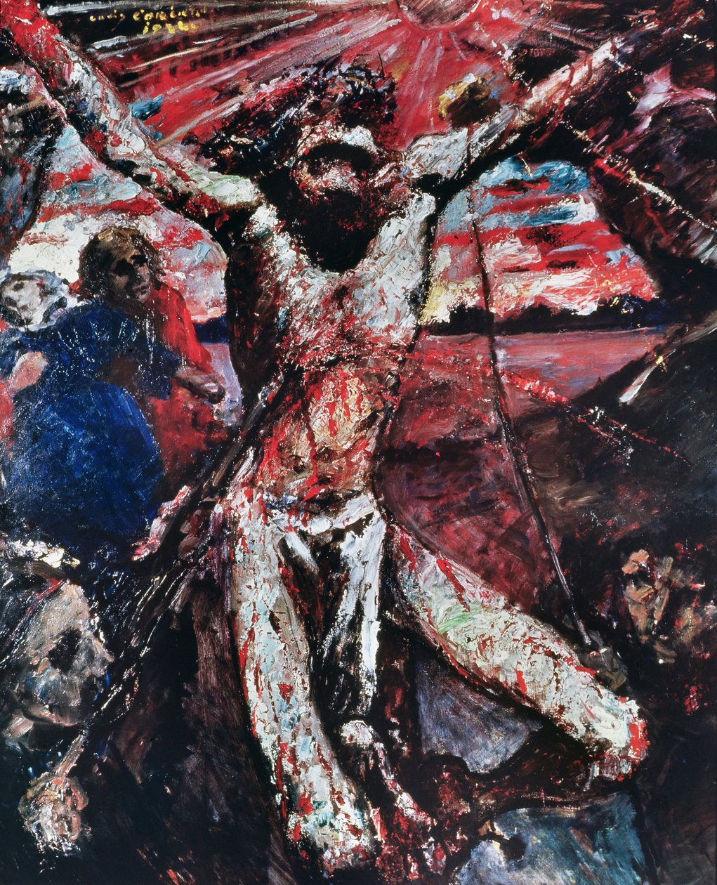 红色基督，1922年 作者 洛维斯·科林斯（Lovis Corinth）