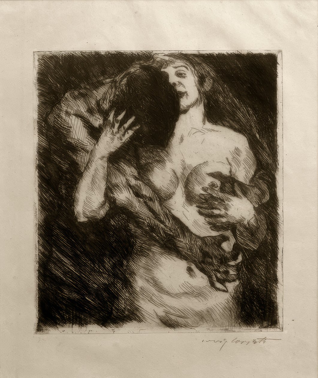 拥抱 作者 洛维斯·科林斯（Lovis Corinth）