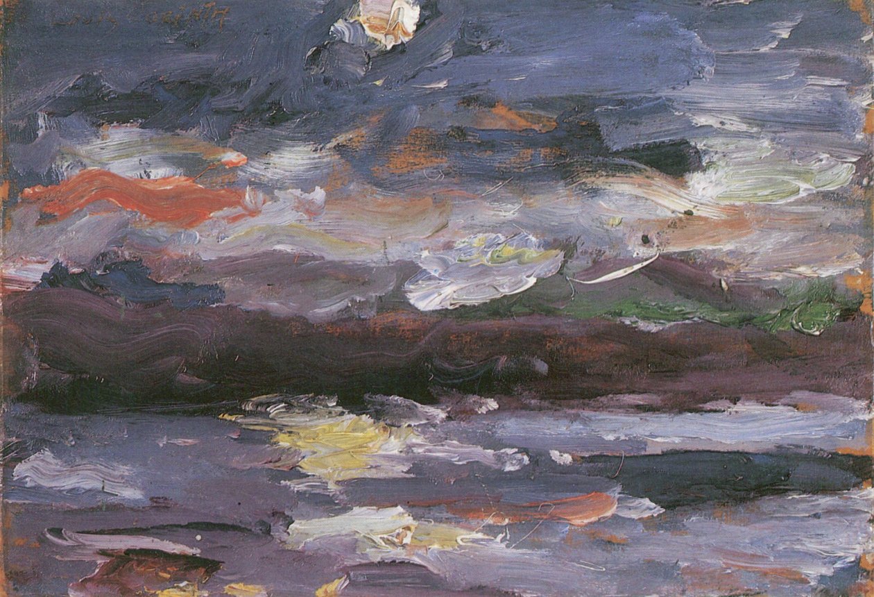 Walchensee，Mondnachtn 作者 洛维斯·科林斯（Lovis Corinth）