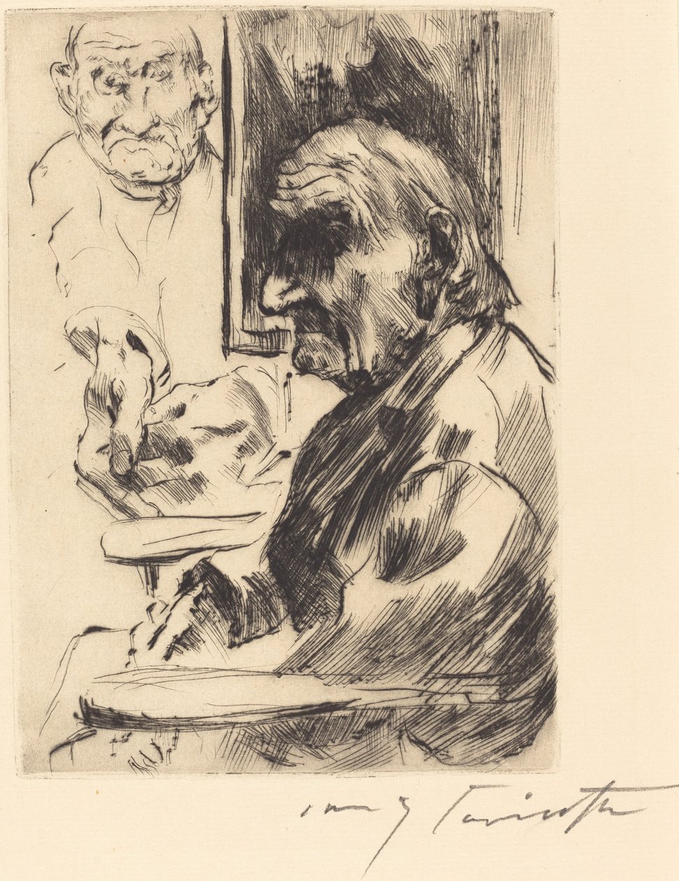 老汉老汉》，1916年。 作者 洛维斯·科林斯（Lovis Corinth）