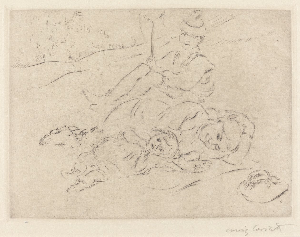 乡间》（Auf dem Lande）。 作者 洛维斯·科林斯（Lovis Corinth）