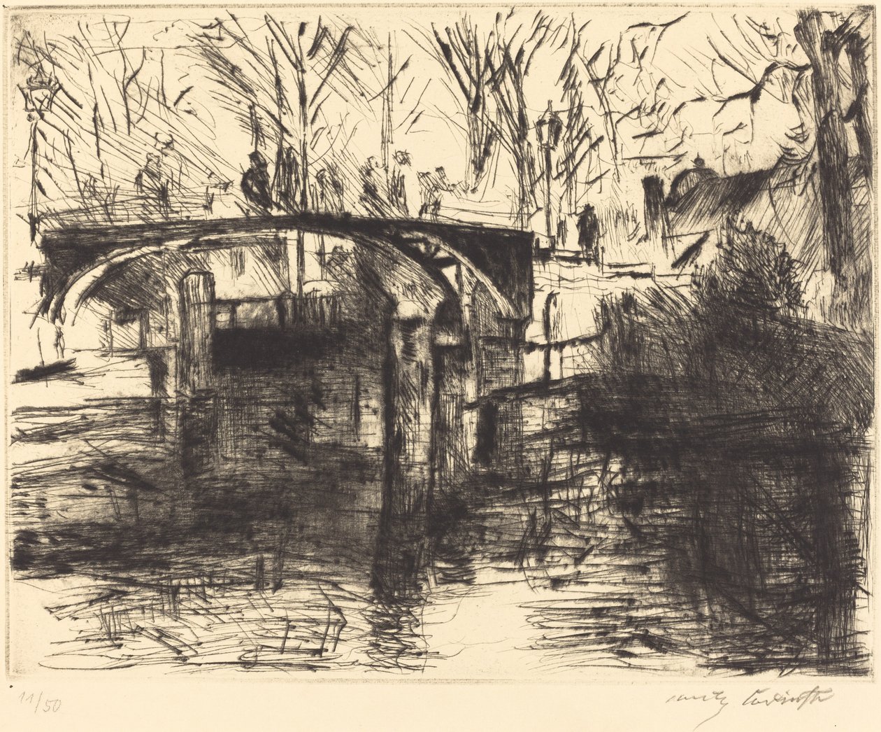 蒂尔加登的景色（蒂尔加登的景色） 作者 洛维斯·科林斯（Lovis Corinth）