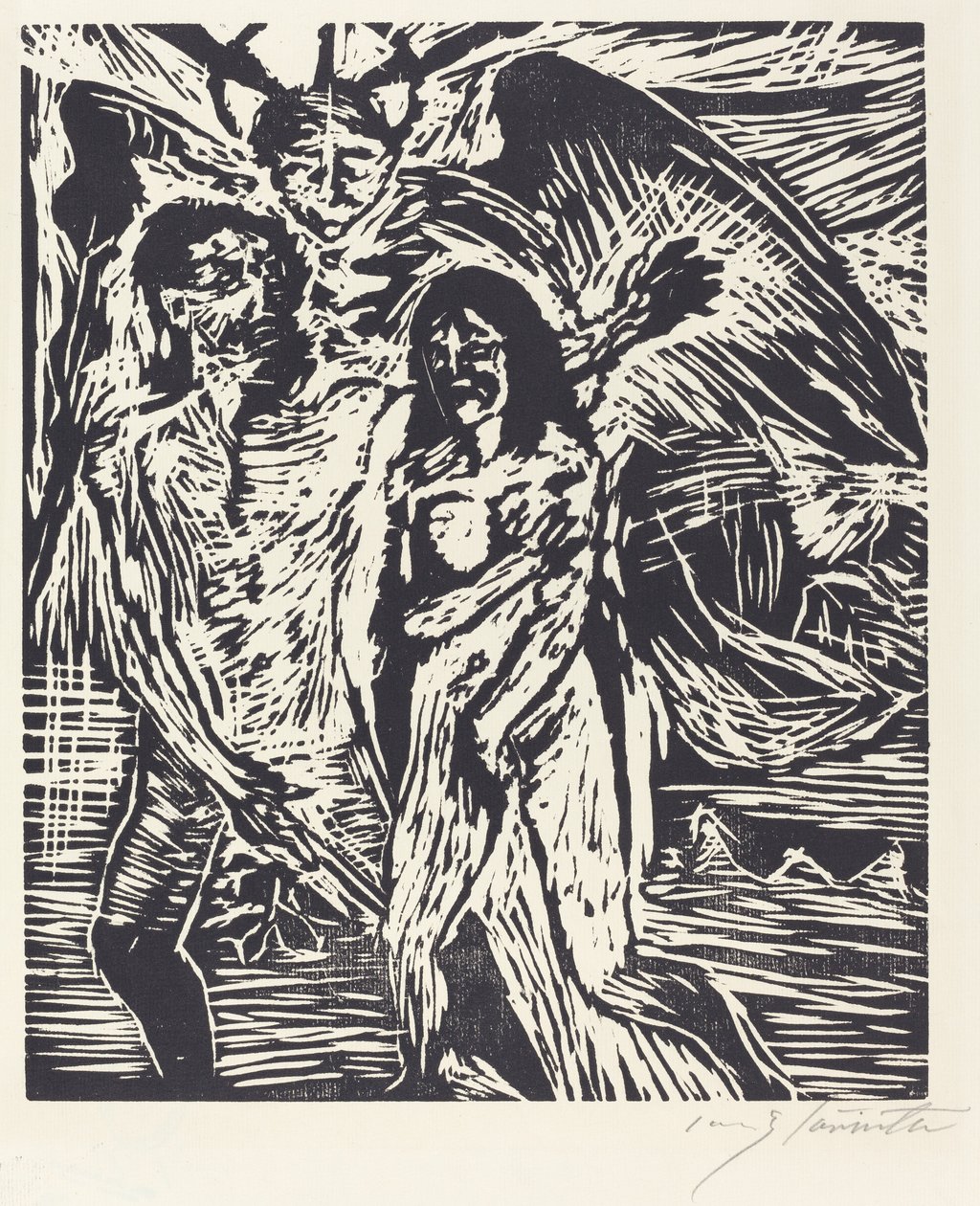驱逐出天堂》（The Expulsion from Paradise）。 作者 洛维斯·科林斯（Lovis Corinth）