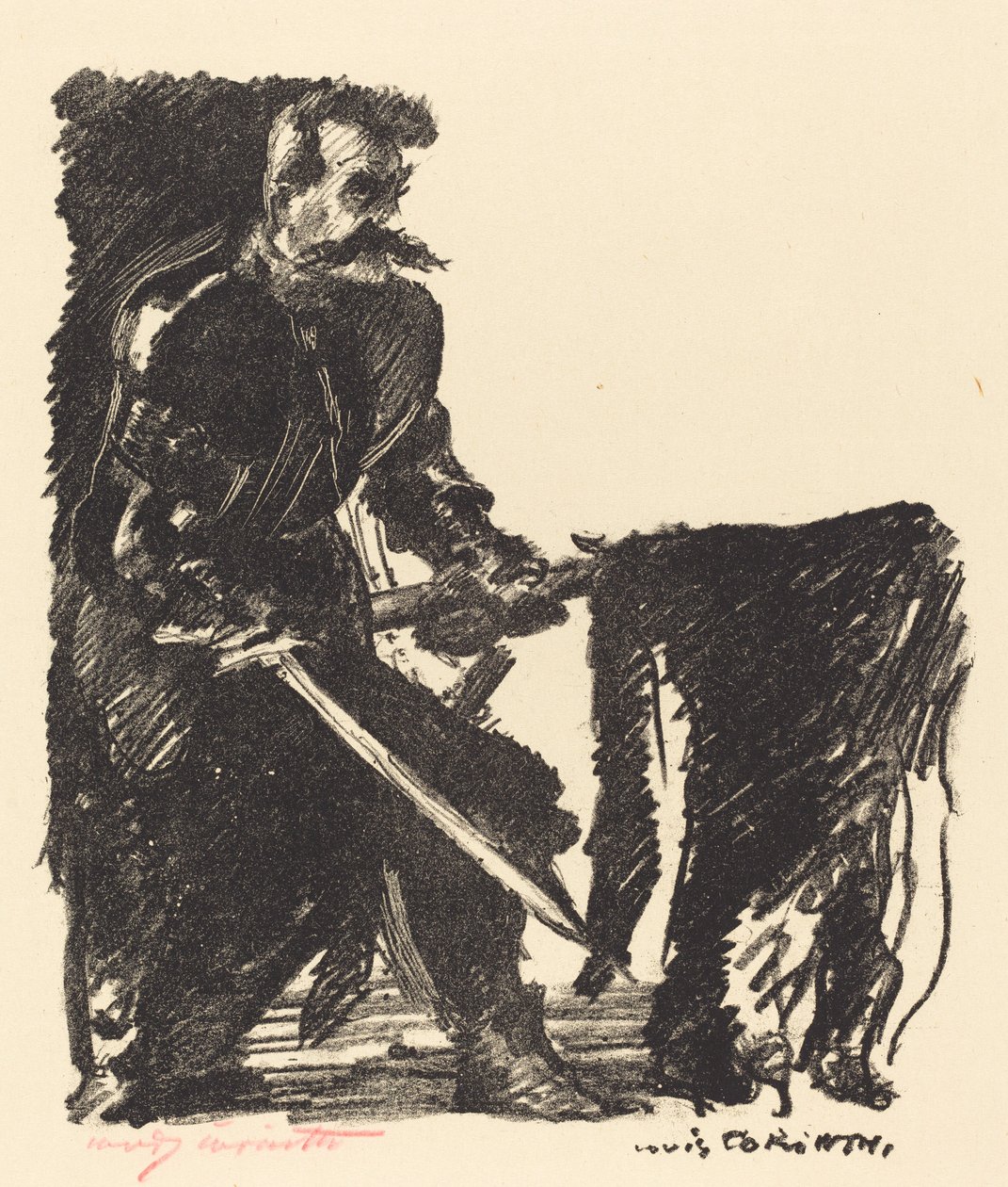 持旗人（标准持旗人） 作者 洛维斯·科林斯（Lovis Corinth）
