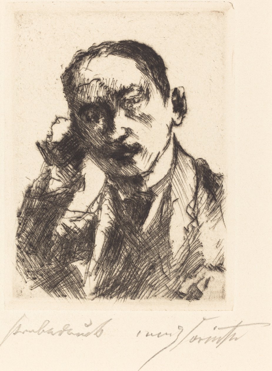 Bildnis K.S. K.S.的画像，1920年。 作者 洛维斯·科林斯（Lovis Corinth）