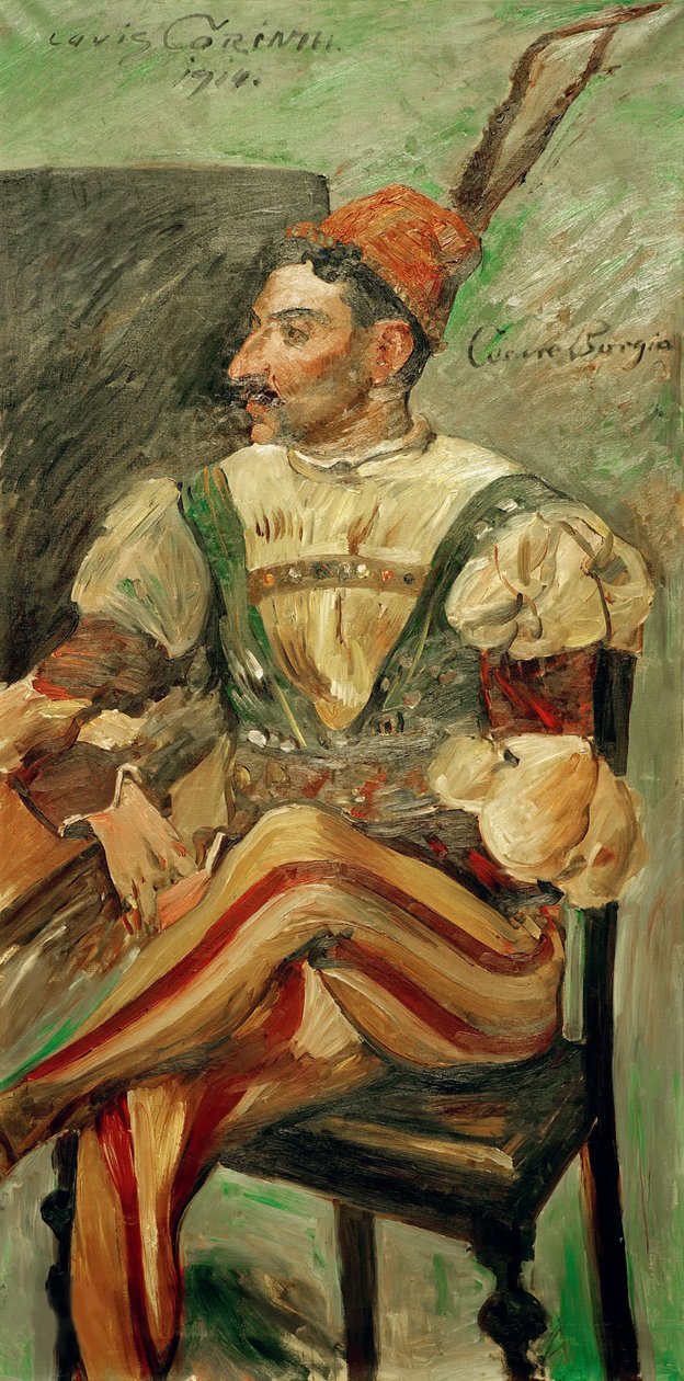 切萨雷-博尔吉亚 亚瑟-卡夫，1914年。 作者 洛维斯·科林斯（Lovis Corinth）