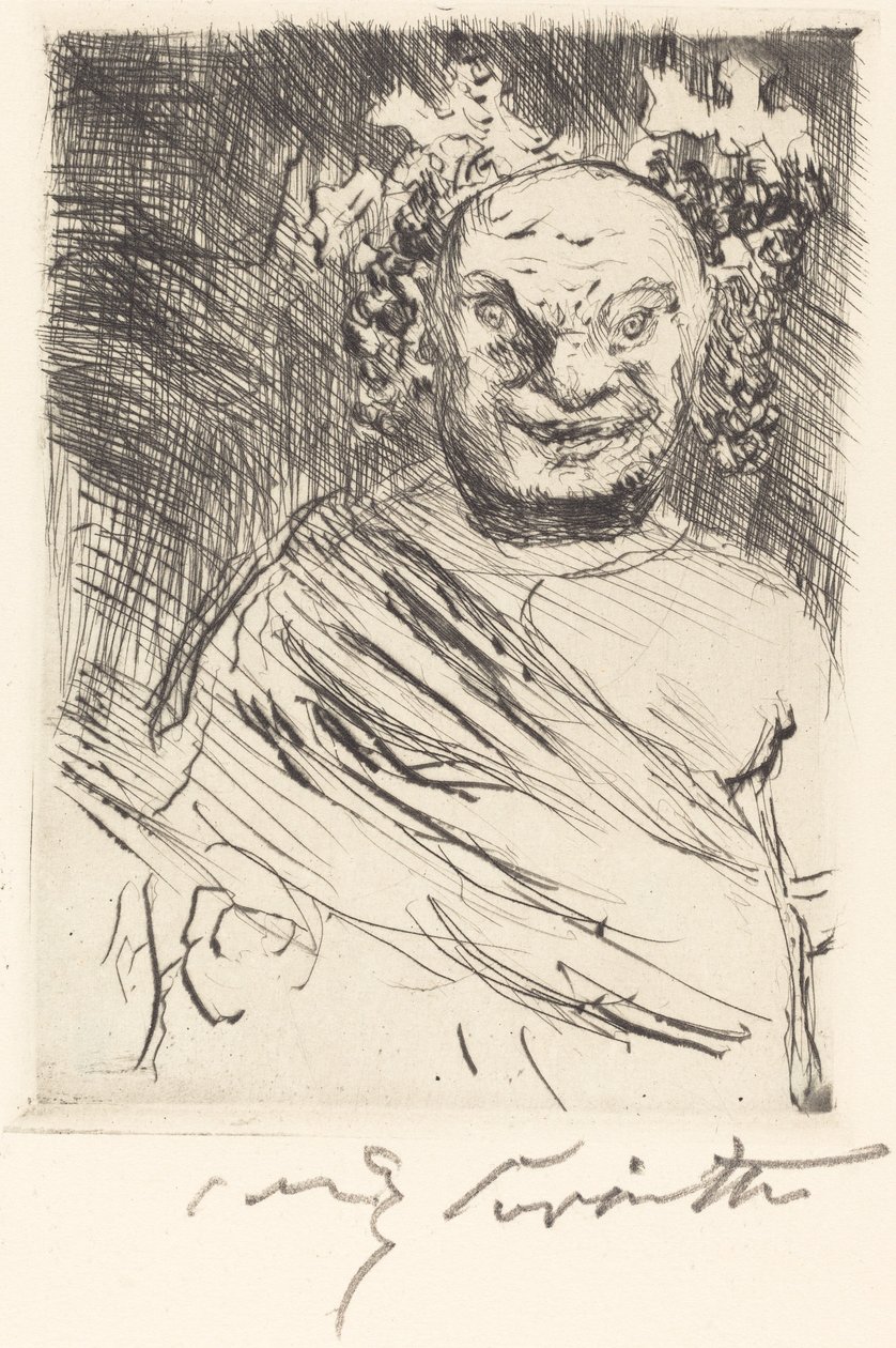Das Gastmahl des Trimalchio: pl.I (The Banquet of Trimalchio: pl. I) 作者 洛维斯·科林斯（Lovis Corinth）