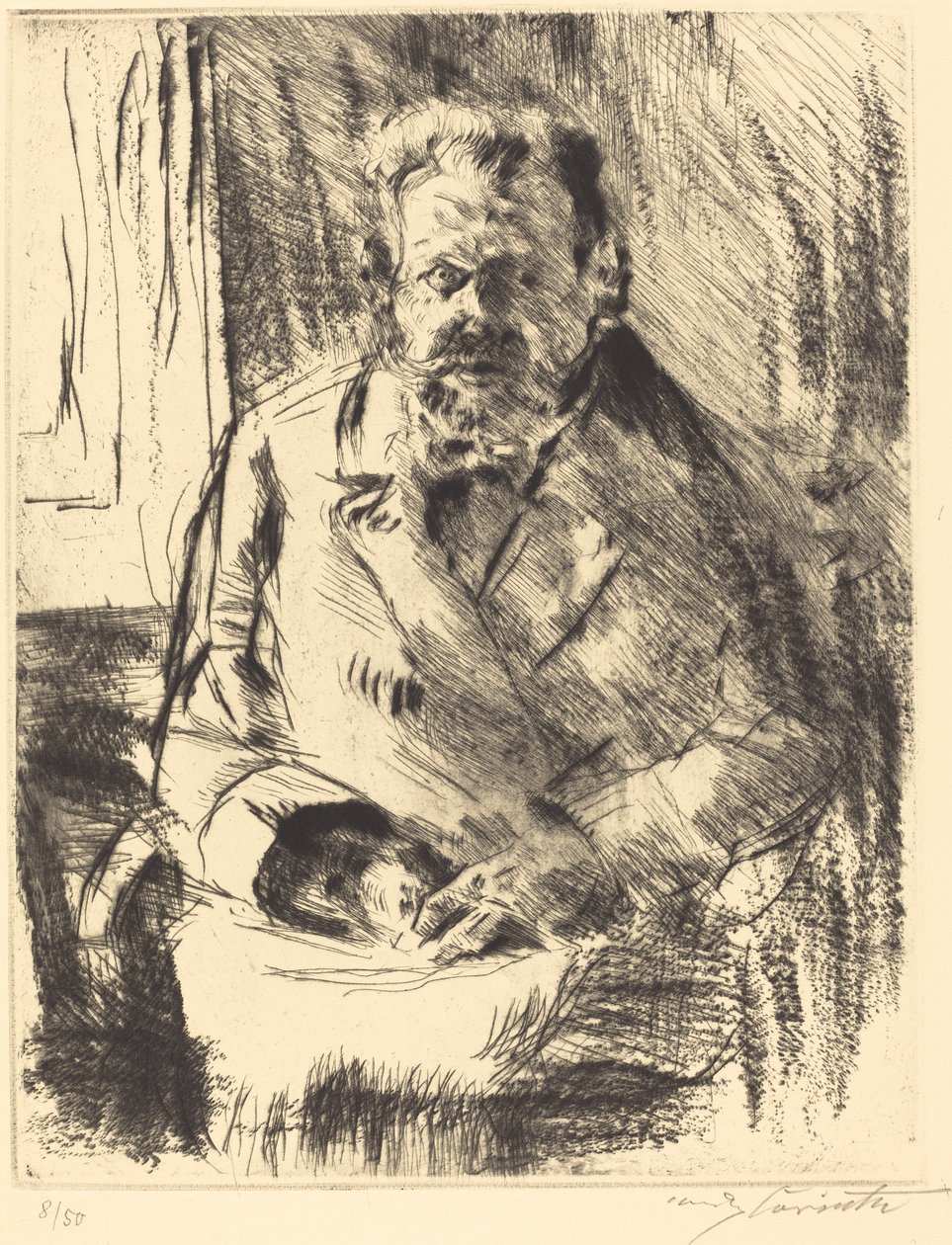 诗人 诗人，1920年。 作者 洛维斯·科林斯（Lovis Corinth）