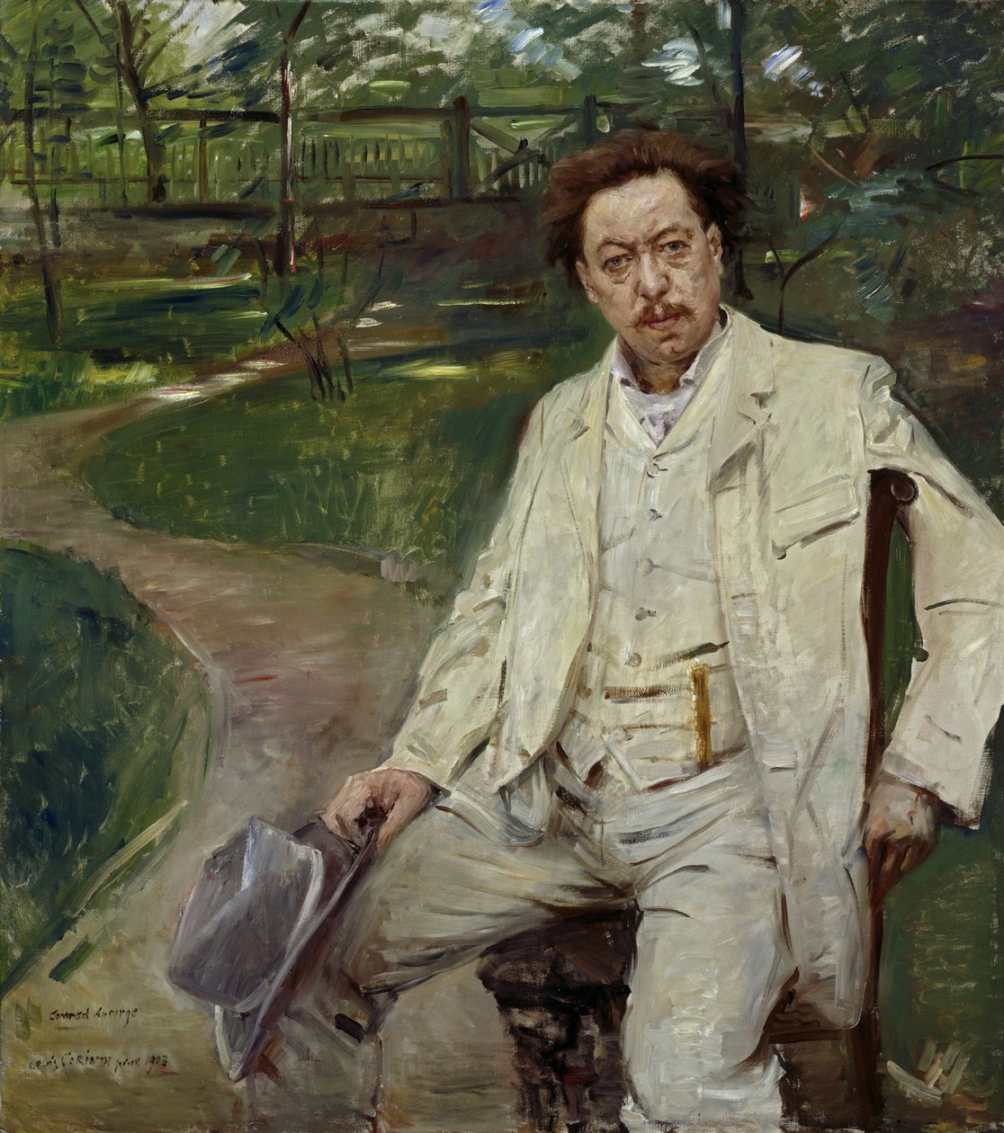 钢琴家康拉德-安索尔盖 作者 洛维斯·科林斯（Lovis Corinth）