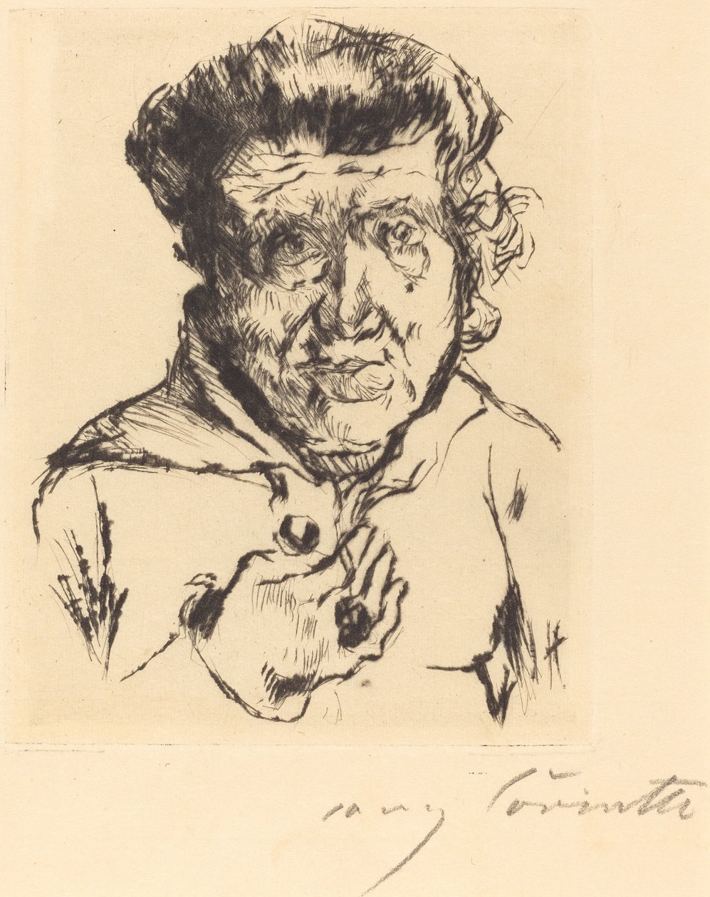 艺术家的婆婆》（Des Künstlers Schwiegermutter） 作者 洛维斯·科林斯（Lovis Corinth）
