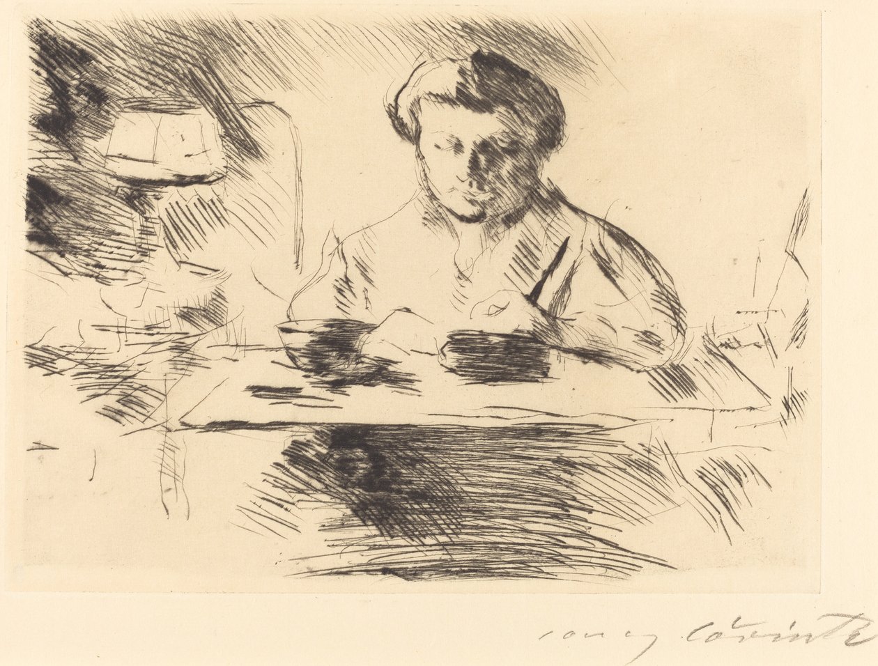 Die Gattin (艺术家的妻子) 作者 洛维斯·科林斯（Lovis Corinth）