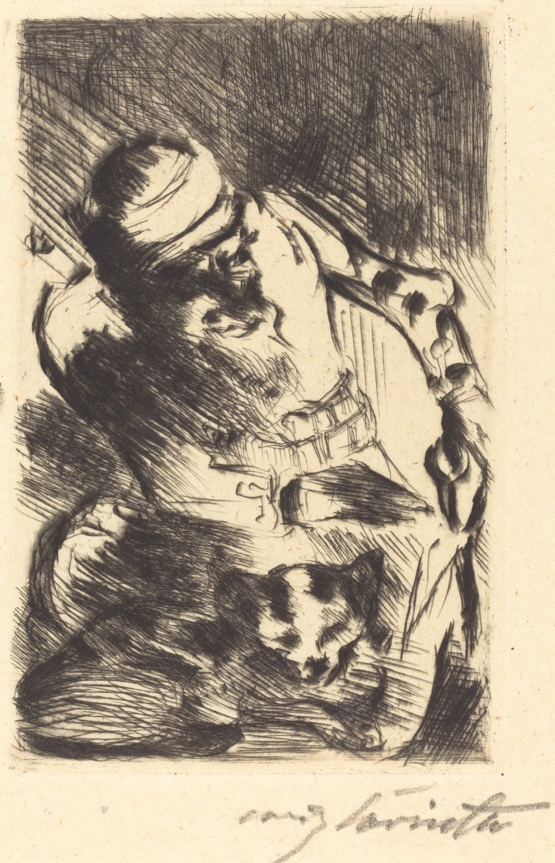 先知的猫》(Die Katze des Propheten) 作者 洛维斯·科林斯（Lovis Corinth）