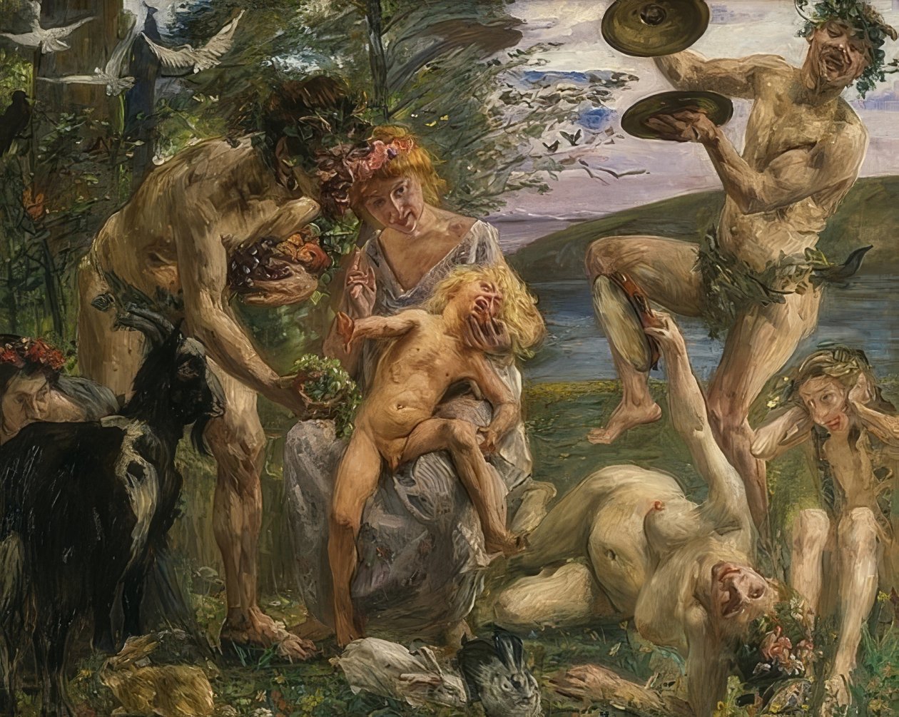 宙斯的童年。 1905-1906年 作者 洛维斯·科林斯（Lovis Corinth）