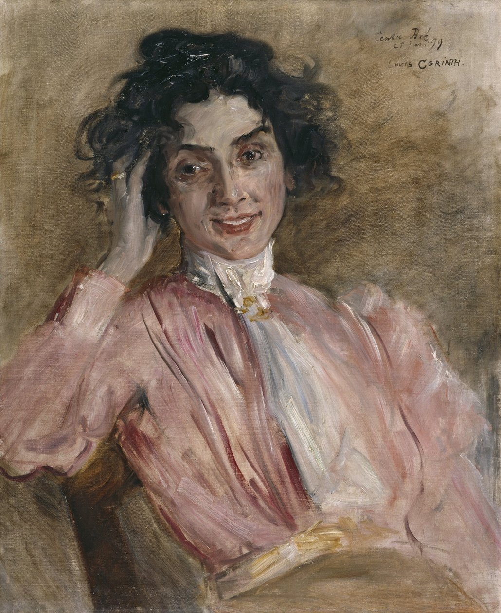女演员 Centa Bré 作者 洛维斯·科林斯（Lovis Corinth）