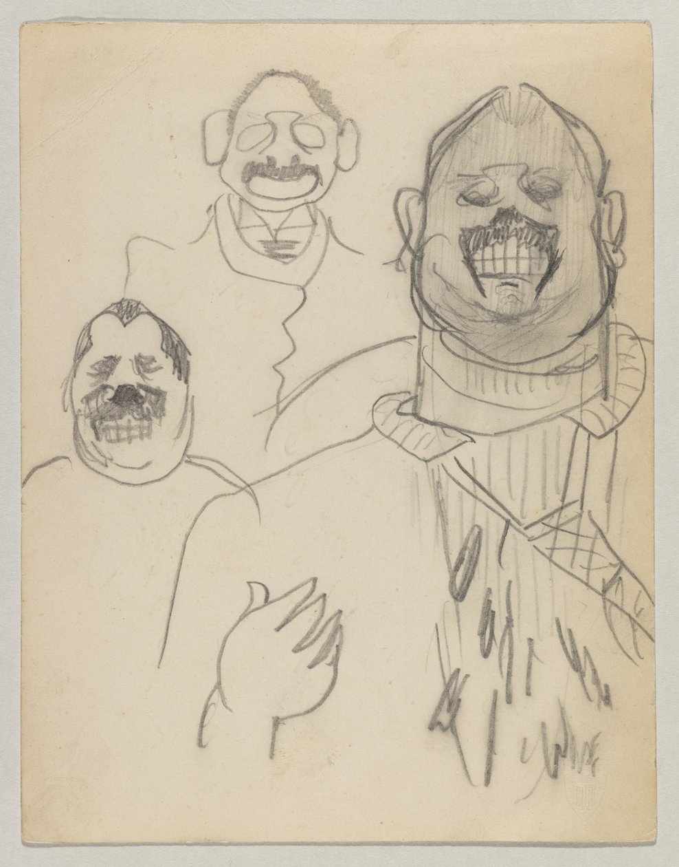 路易斯-盖斯勒（Louis Gessler）夫妇银婚纪念邀请卡 作者 洛维斯·科林斯（Lovis Corinth）