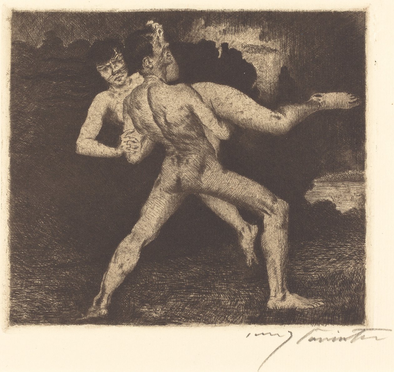 绑架 (Abduction) 作者 洛维斯·科林斯（Lovis Corinth）