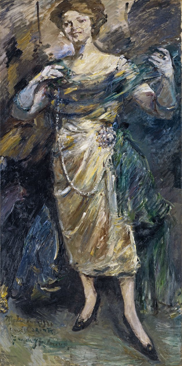 时装表演，1921年 作者 洛维斯·科林斯（Lovis Corinth）