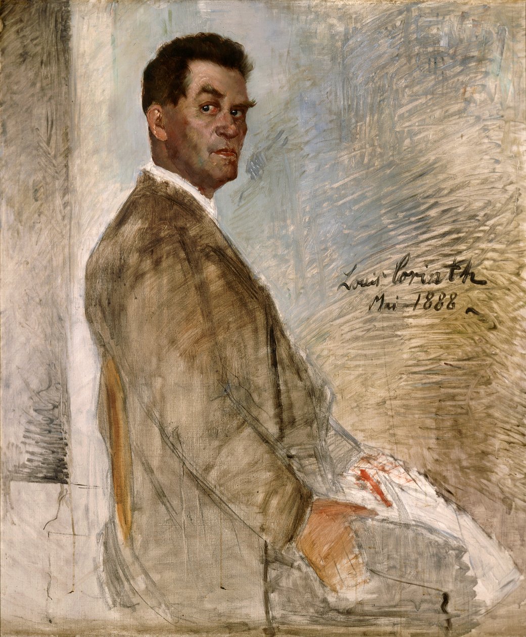 弗朗茨-海因里希-科林斯，艺术家之父 作者 洛维斯·科林斯（Lovis Corinth）