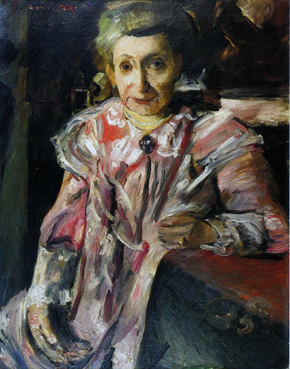 Hedwig Behrend夫人，1916年 作者 洛维斯·科林斯（Lovis Corinth）