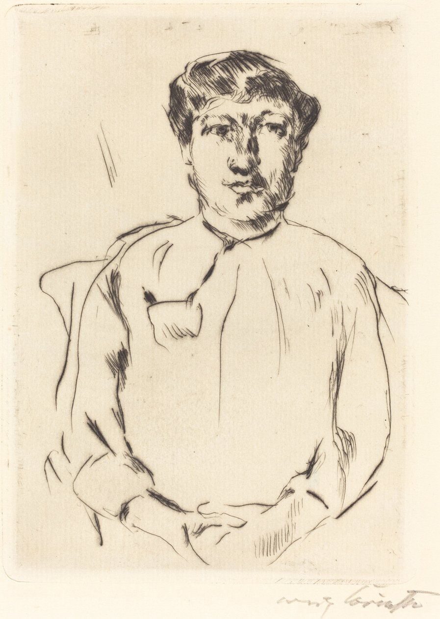 一个女人的画像，1914年。 作者 洛维斯·科林斯（Lovis Corinth）