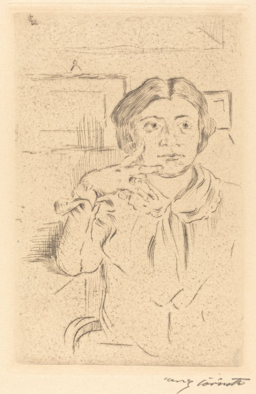 艺术家之妻（艺术家之妻） 作者 洛维斯·科林斯（Lovis Corinth）