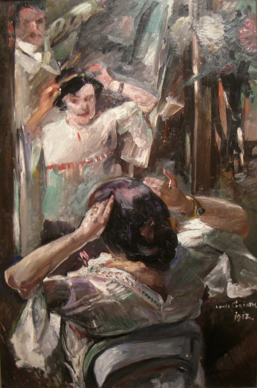 德语: Vor dem Spiegel At the Mirror 作者 洛维斯·科林斯（Lovis Corinth）