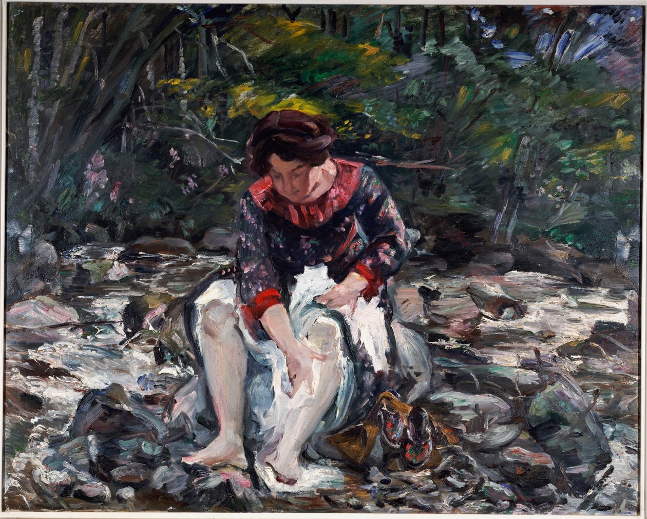 溪中少女，1913年 作者 洛维斯·科林斯（Lovis Corinth）