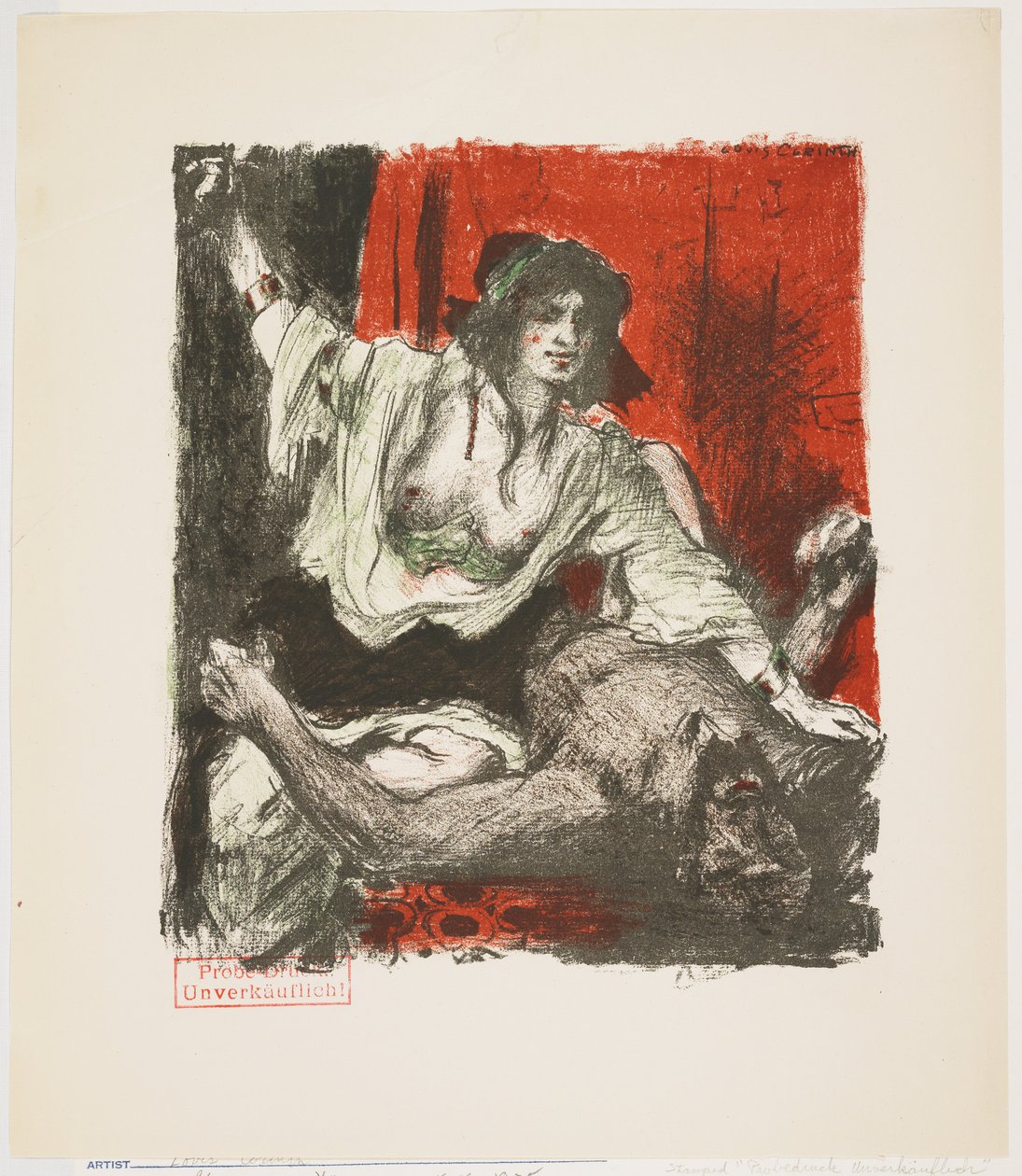 朱迪思和霍洛芬，来自Das Buch Judith（The Judith of Judith），1910年 作者 洛维斯·科林斯（Lovis Corinth）