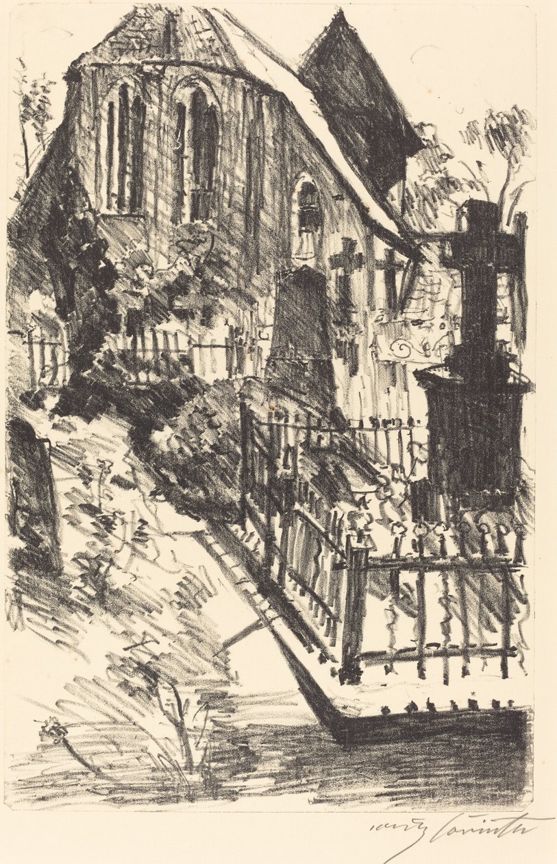 基希霍夫（公墓） 作者 洛维斯·科林斯（Lovis Corinth）