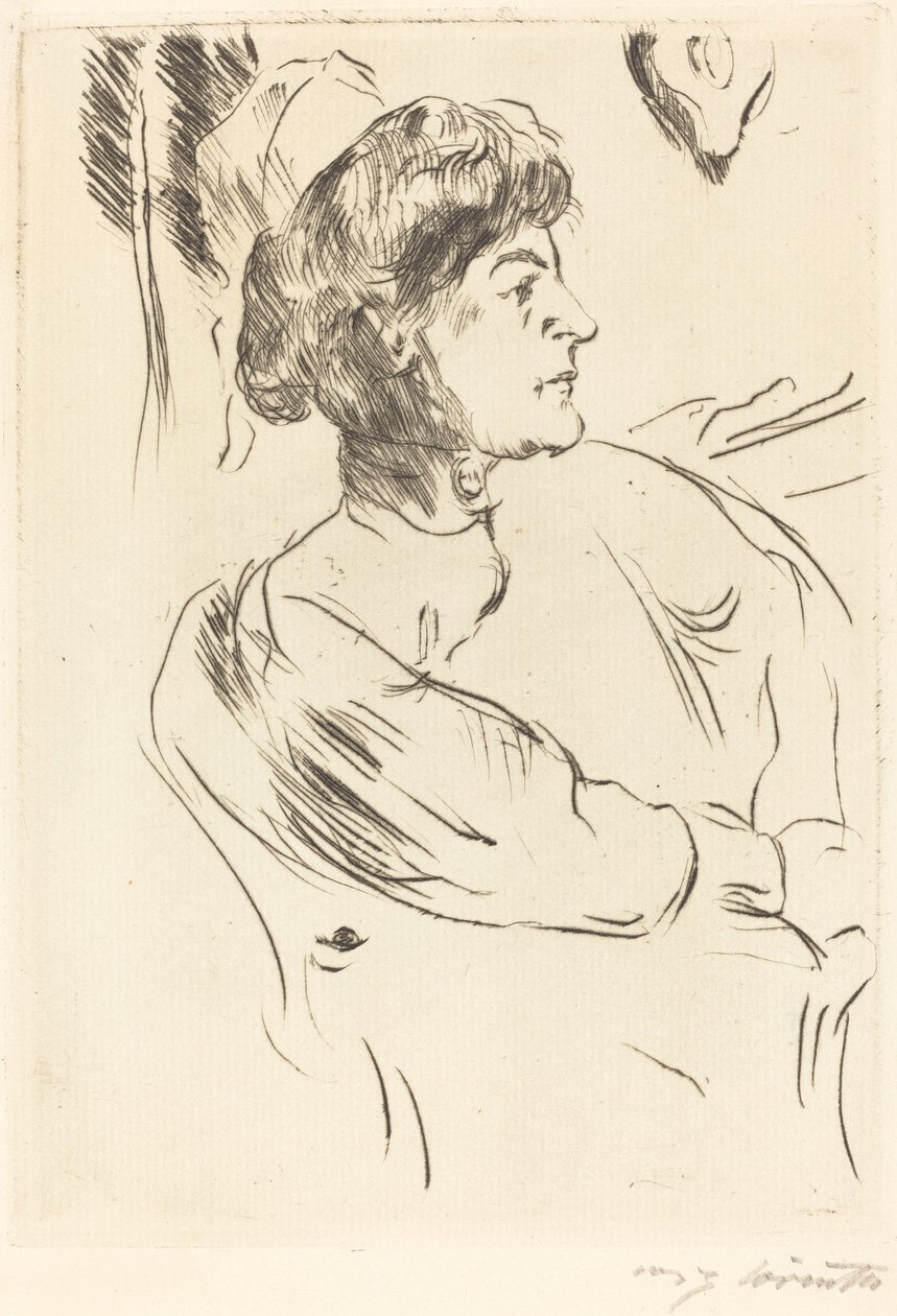 护士 (Nurse) 作者 洛维斯·科林斯（Lovis Corinth）