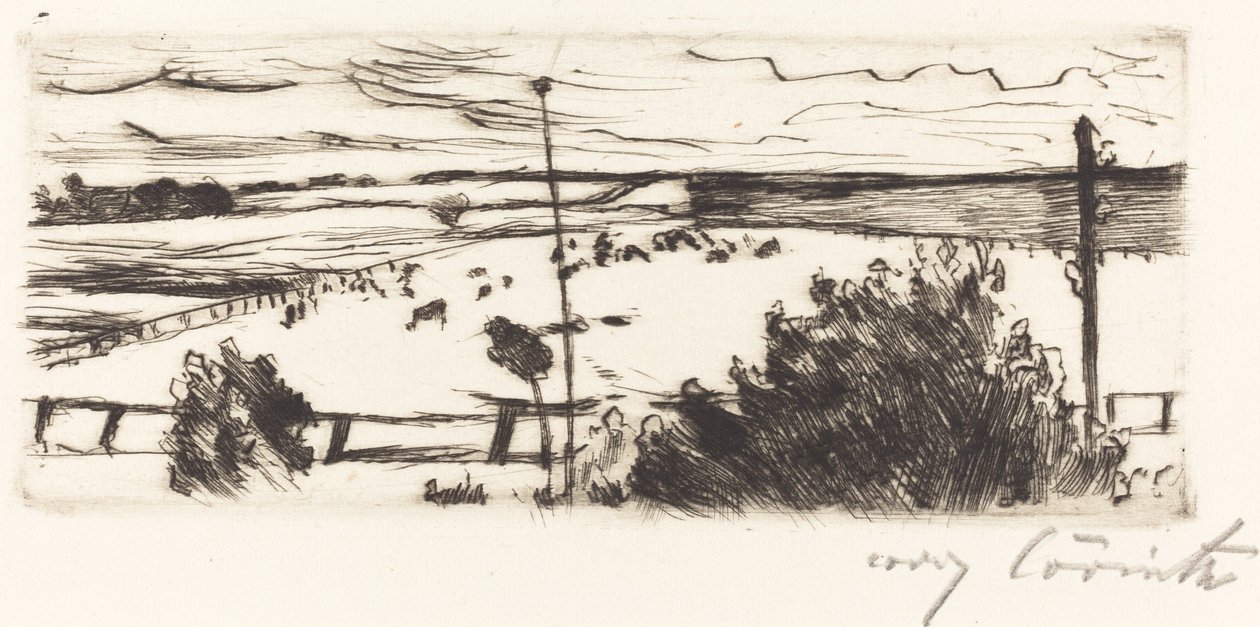 沿海海景，1916年。 作者 洛维斯·科林斯（Lovis Corinth）