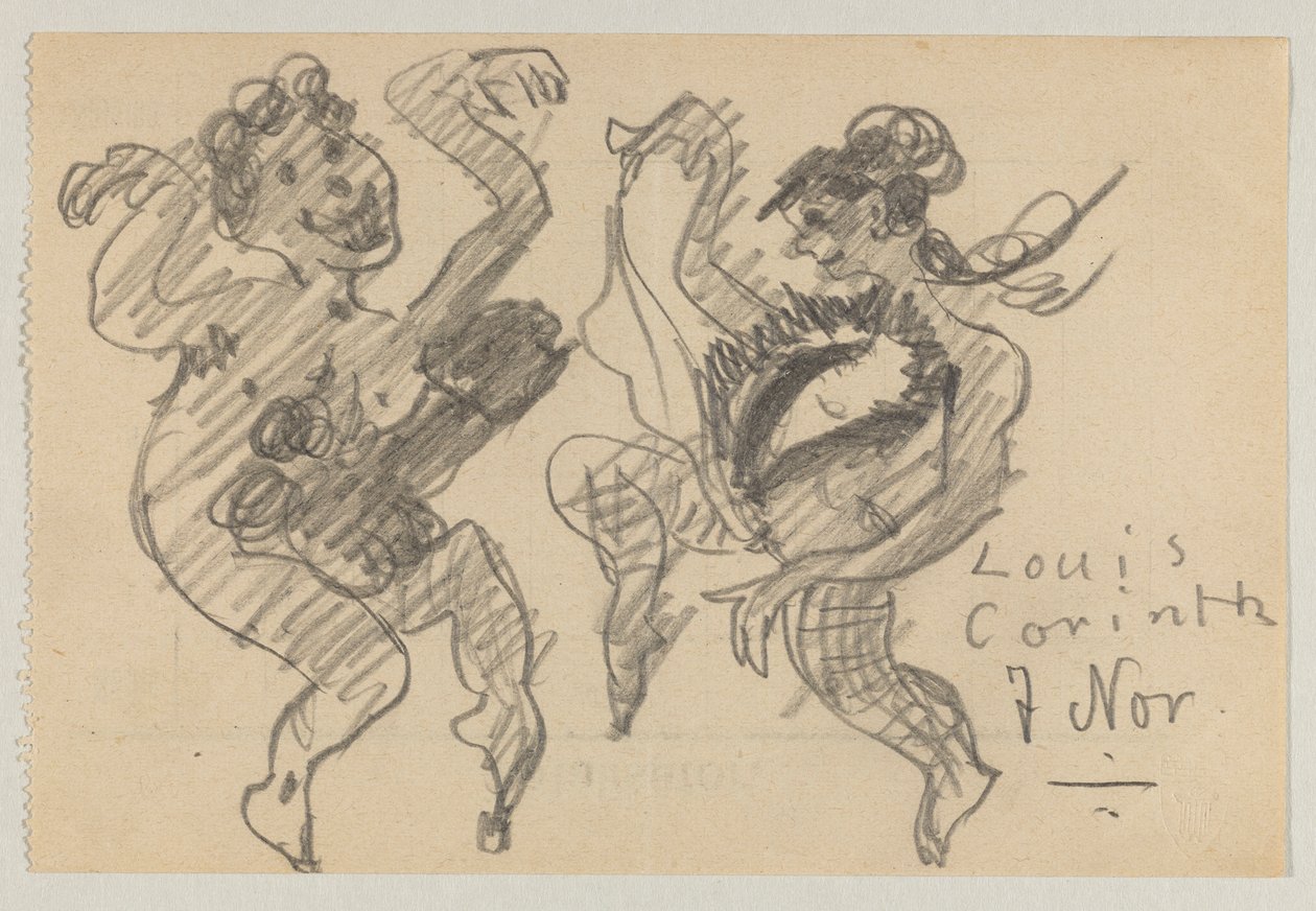 洛维斯-科林斯和卡尔-斯特拉斯曼 作者 洛维斯·科林斯（Lovis Corinth）