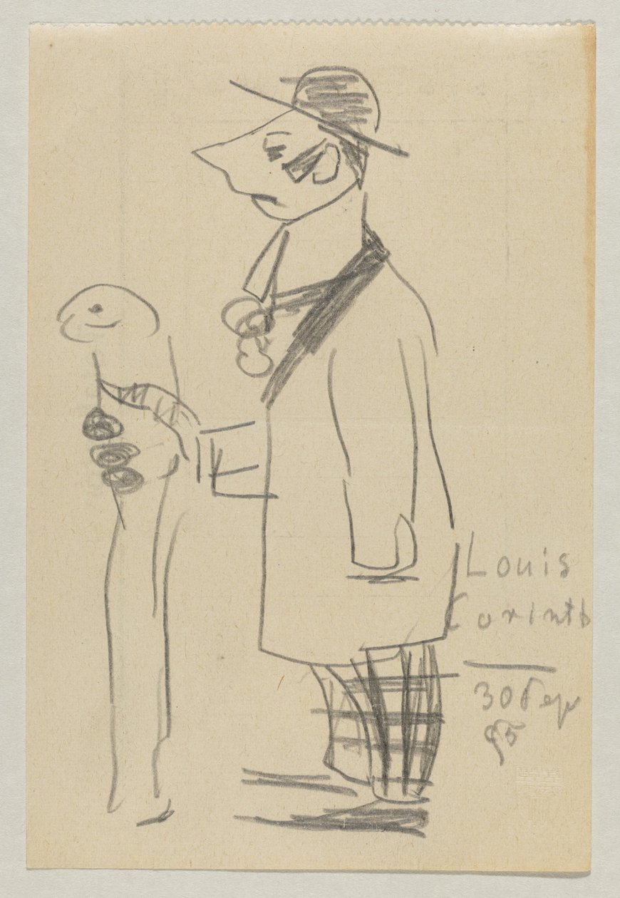 洛维斯-科林斯和卡尔-斯特拉斯曼 作者 洛维斯·科林斯（Lovis Corinth）