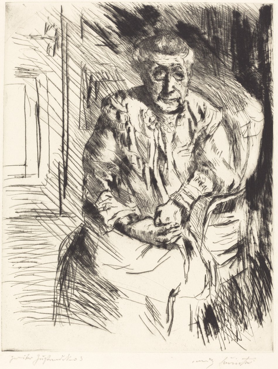 Ma Belle Mere婆婆，1919年。 作者 洛维斯·科林斯（Lovis Corinth）