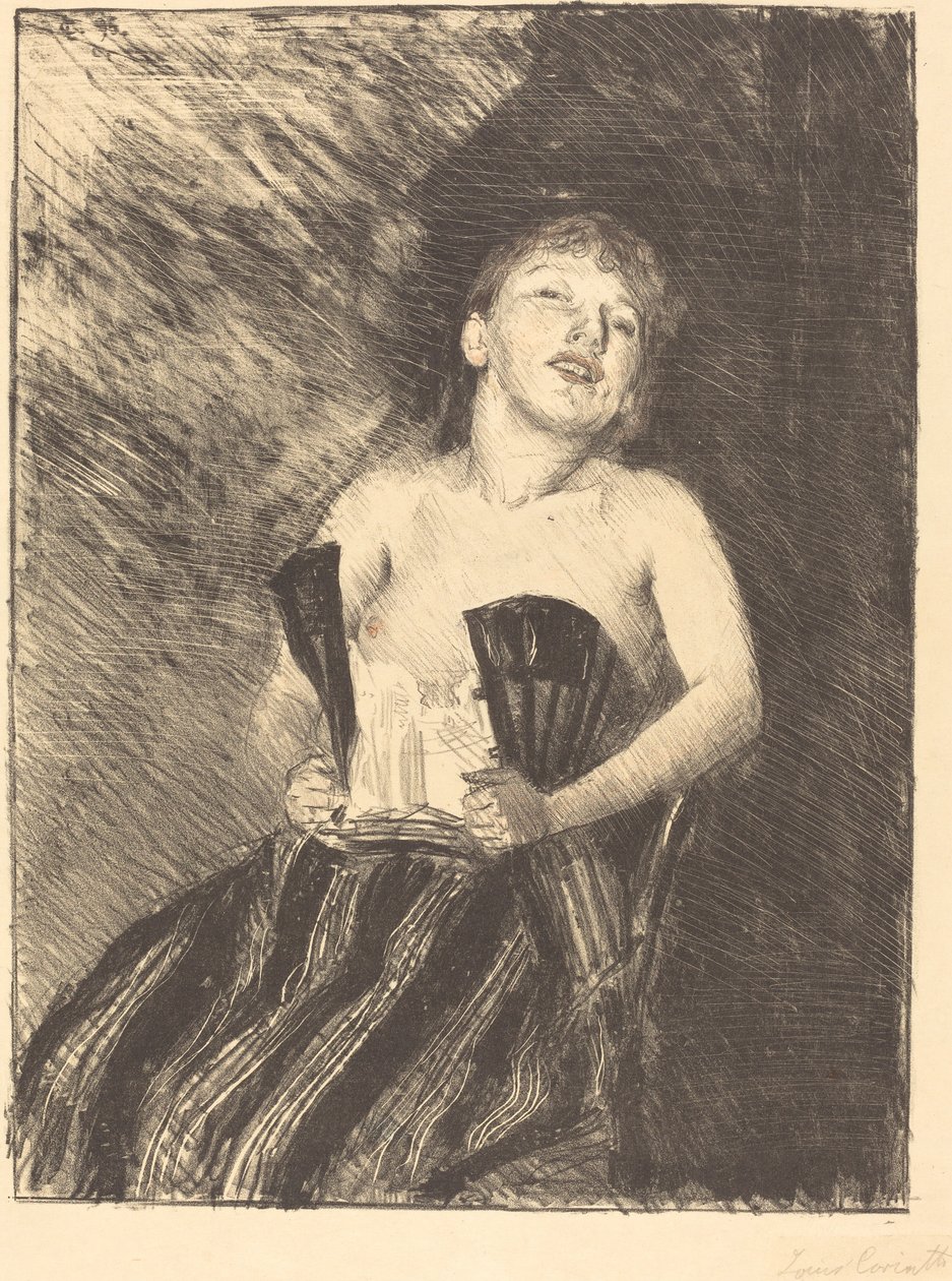 穿紧身衣的女孩（穿紧身衣的女孩） 作者 洛维斯·科林斯（Lovis Corinth）