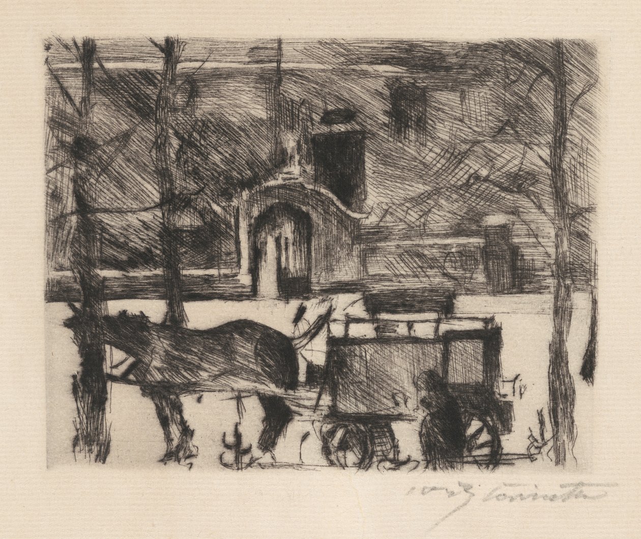 牛奶车 作者 洛维斯·科林斯（Lovis Corinth）