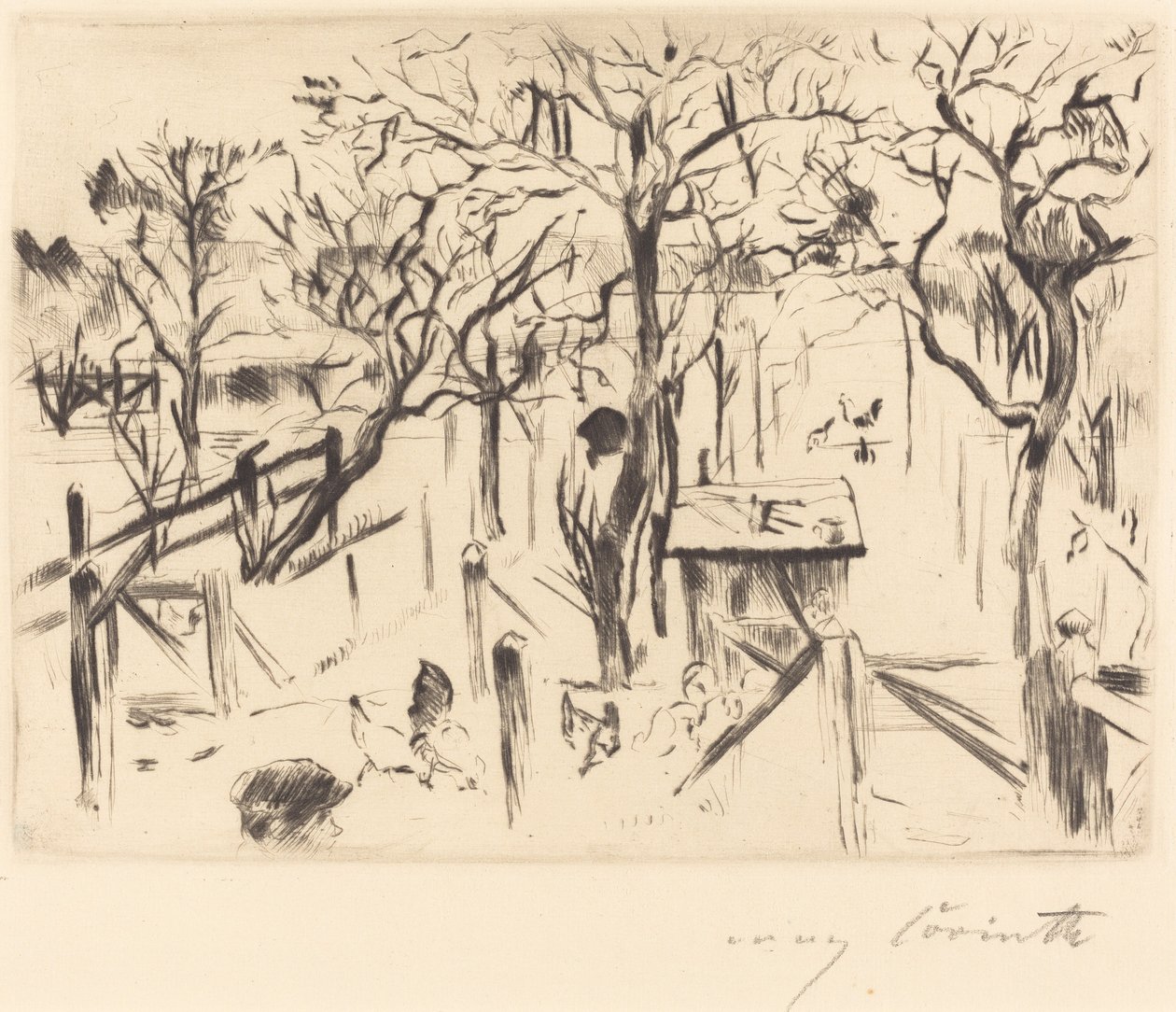 秋天的果园 秋天的果园，1912年。 作者 洛维斯·科林斯（Lovis Corinth）