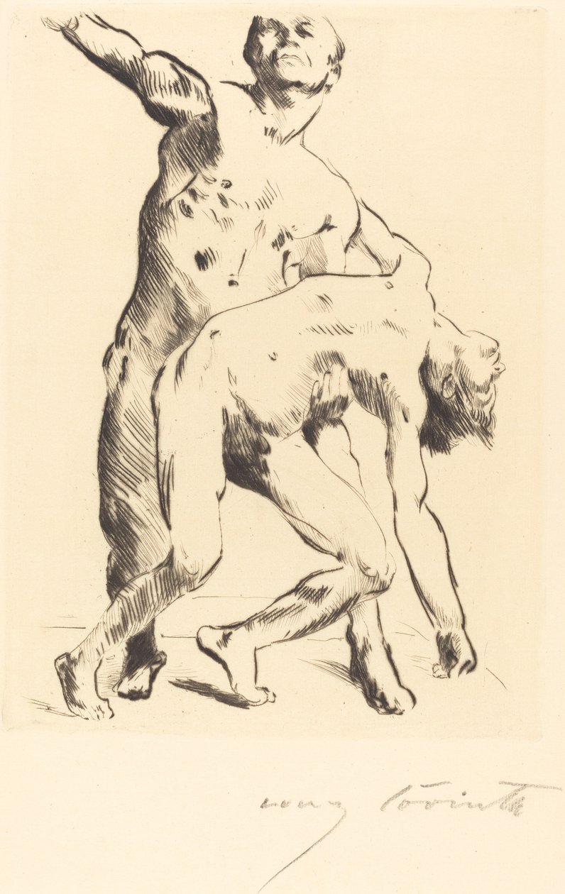 奥德修斯和求婚者 (Odysseus and the Suitor) 作者 洛维斯·科林斯（Lovis Corinth）