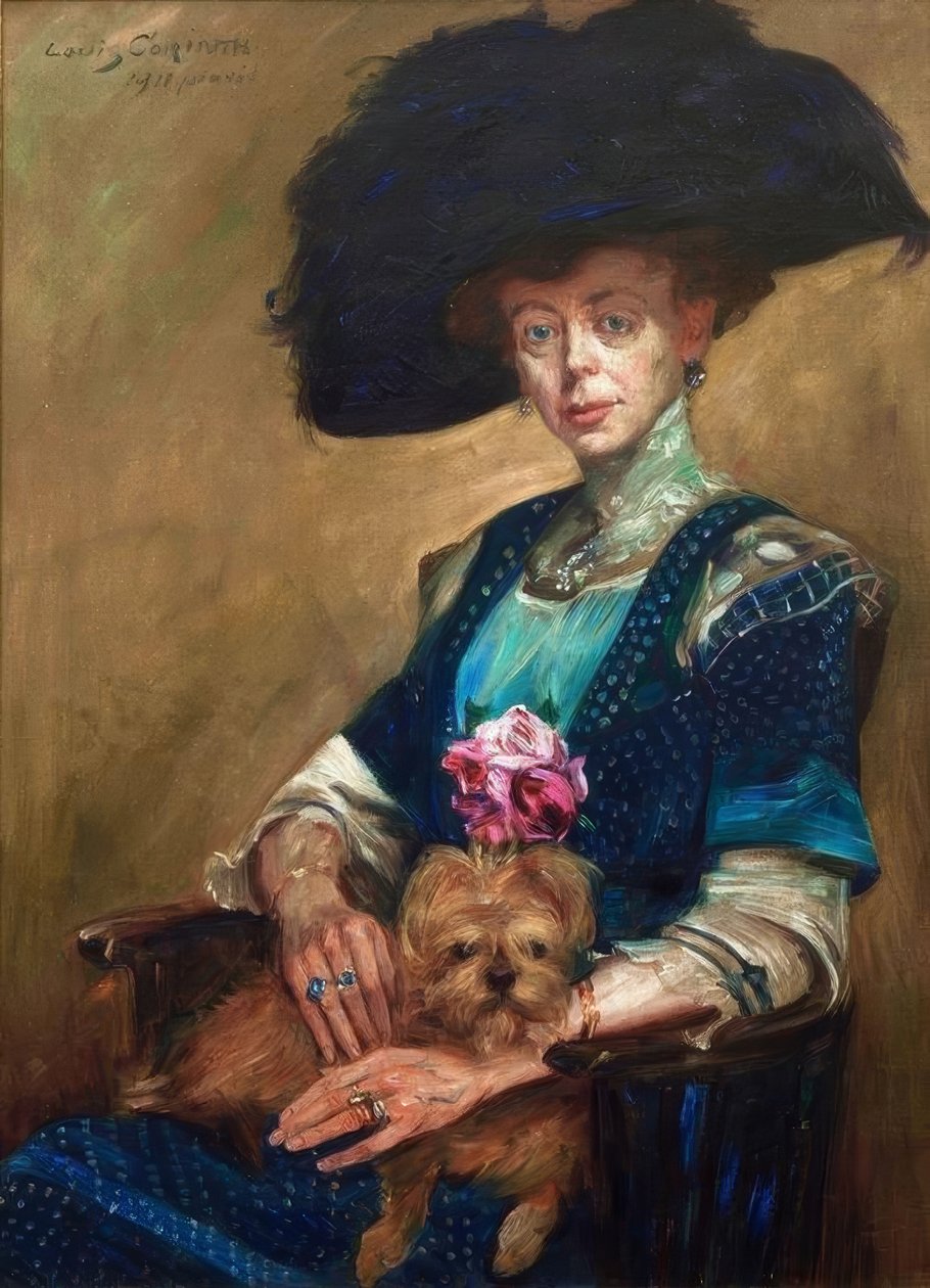 路德夫人的肖像 作者 洛维斯·科林斯（Lovis Corinth）