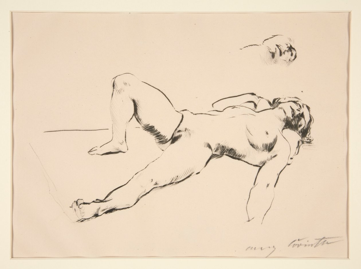 裸体卧姿 作者 洛维斯·科林斯（Lovis Corinth）