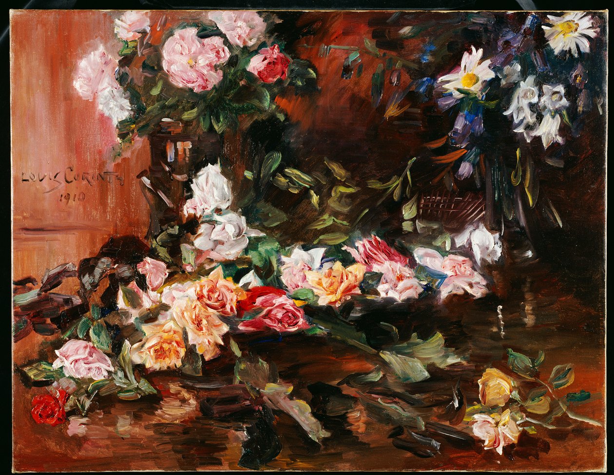 玫瑰，1910年 作者 洛维斯·科林斯（Lovis Corinth）