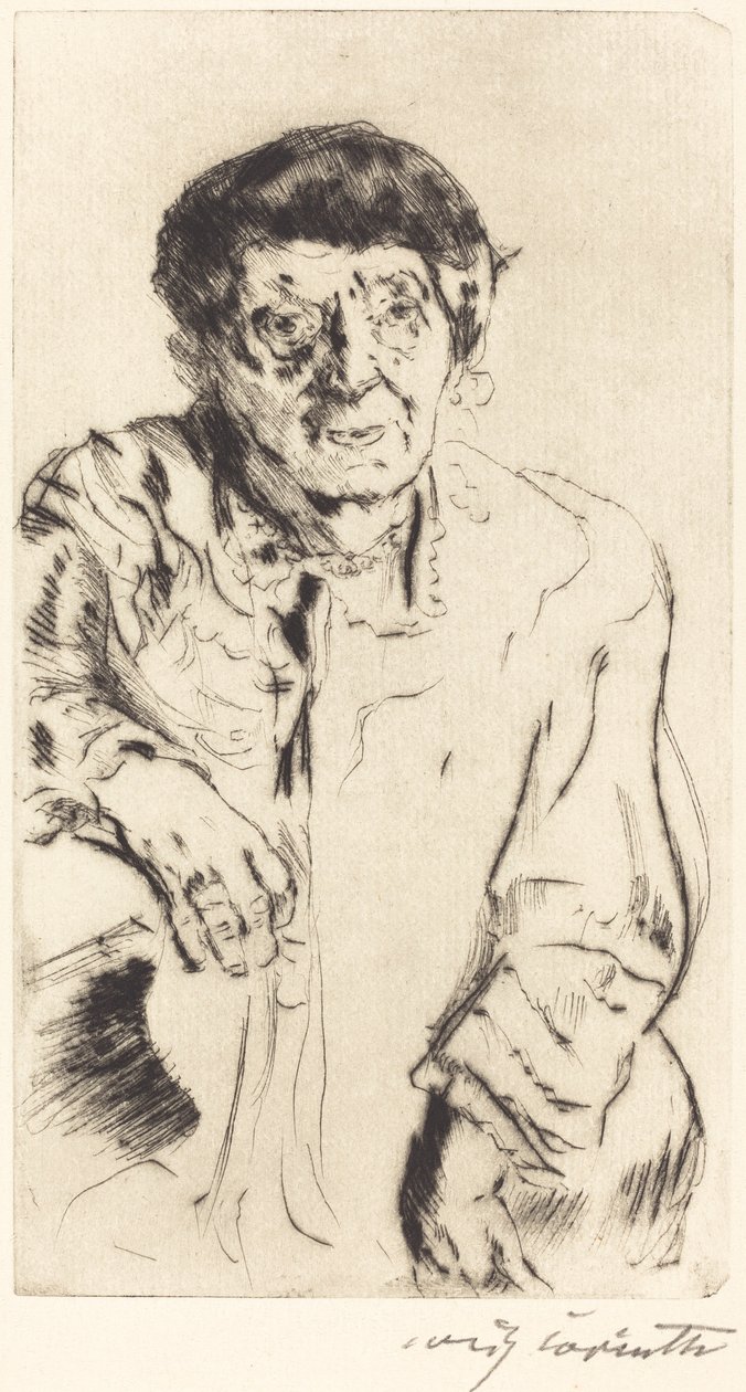 婆婆(Mother-in-Law) 作者 洛维斯·科林斯（Lovis Corinth）